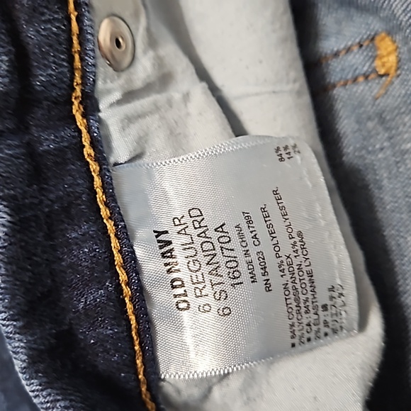 Old Navy The Sweet Heart Denim Jean's Size 6R #W-863 - Picture 6 of 14